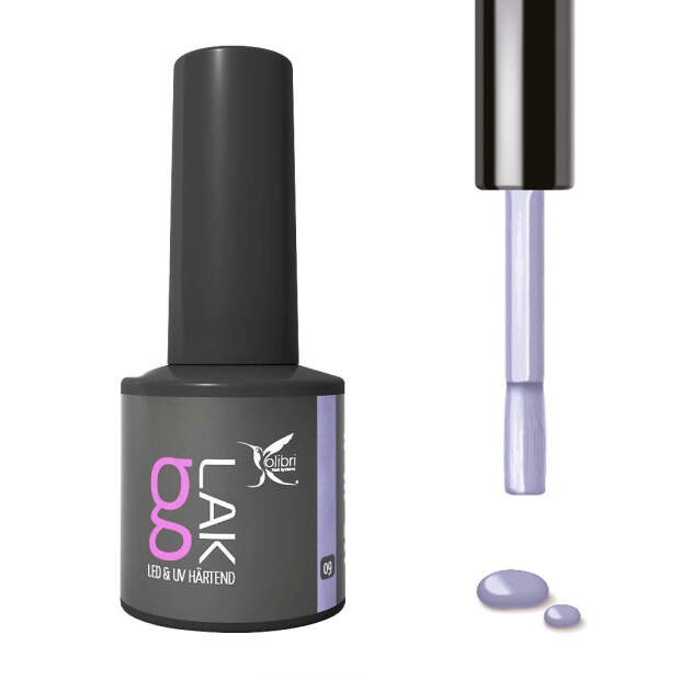 Kolibri gLAK #09 fliedergrau pastell deckend - 7ml