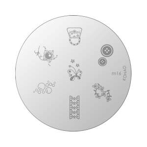 KONAD Stempel Schablone M16