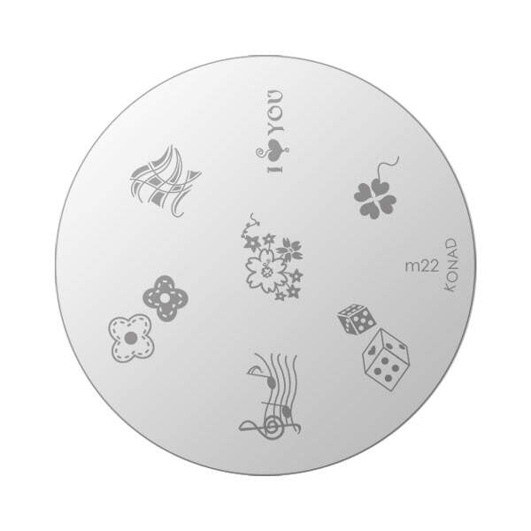 KONAD Stempel Schablone M22