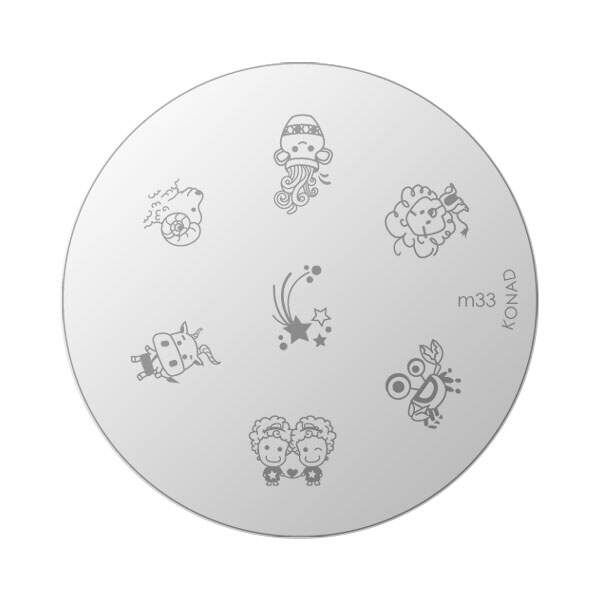 KONAD Stempel Schablone M33