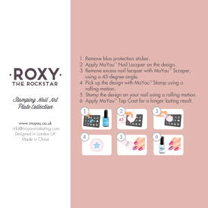 MoYou London Schablone - Rockstar 06 - 44