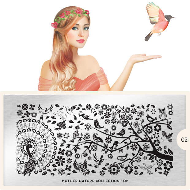 MoYou London Schablone - Mother Nature 02 - 160