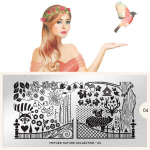 MoYou London Schablone - Mother Nature 04 - 19