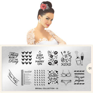 MoYou London Schablone - Bridal 01 - 73