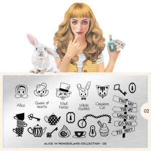 MoYou London Schablone - Alice 02 - 126