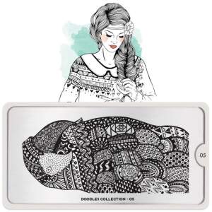 MoYou London Schablone - Doodles 05 - 90