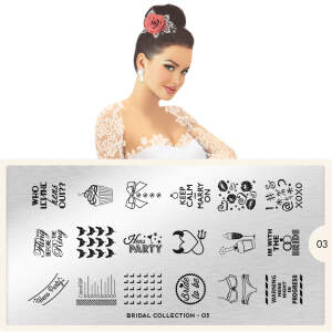 MoYou London Schablone - Bridal 03 - 28